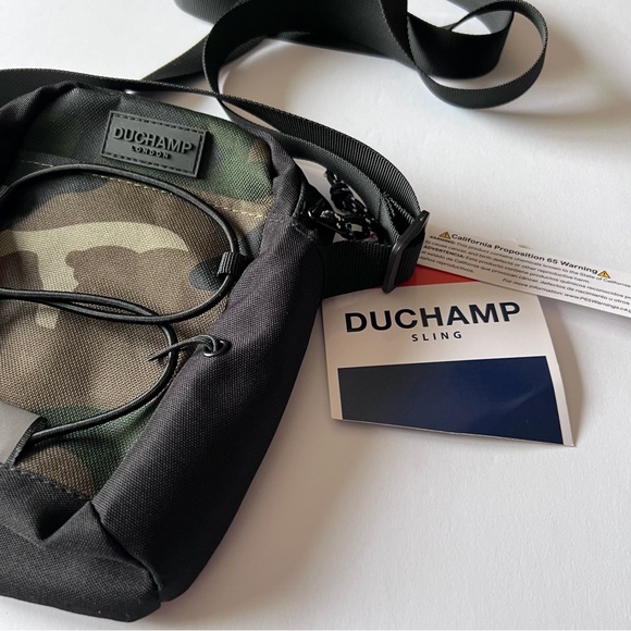 DUCHAMP MINI FLIGHT SLING BAG CAMO PRINT NWT - Picture 6 of 15